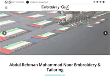 Tablet Screenshot of embroidery-gulf.com